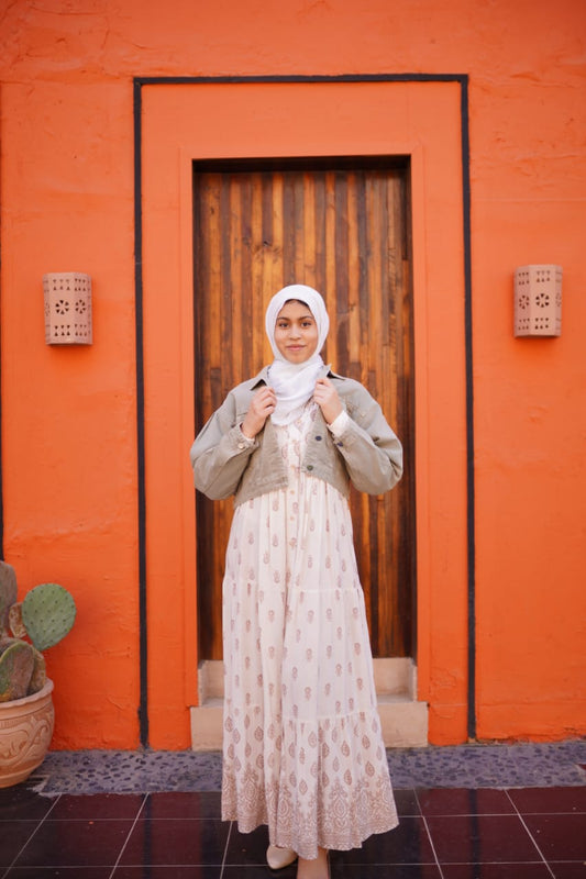 Lynn - Printed Linen Dress