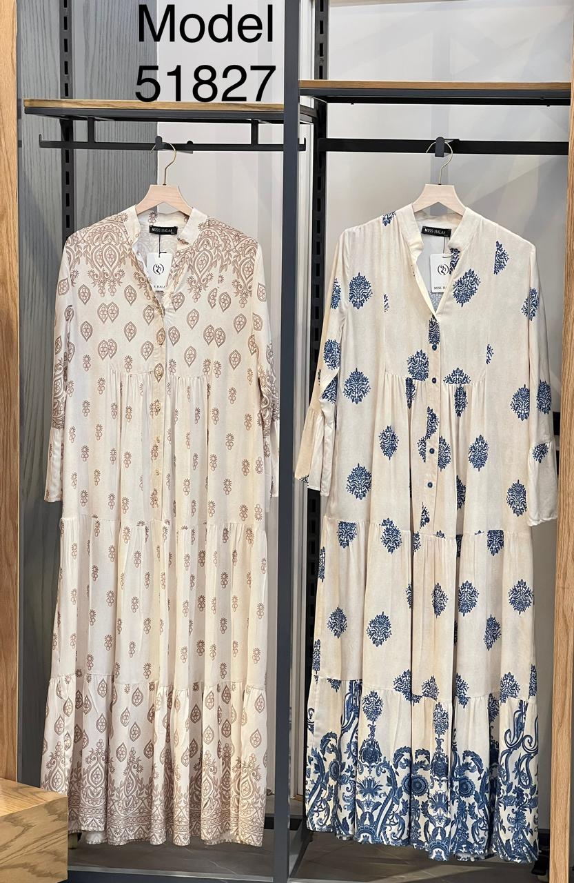 Lynn - Printed Linen Dress